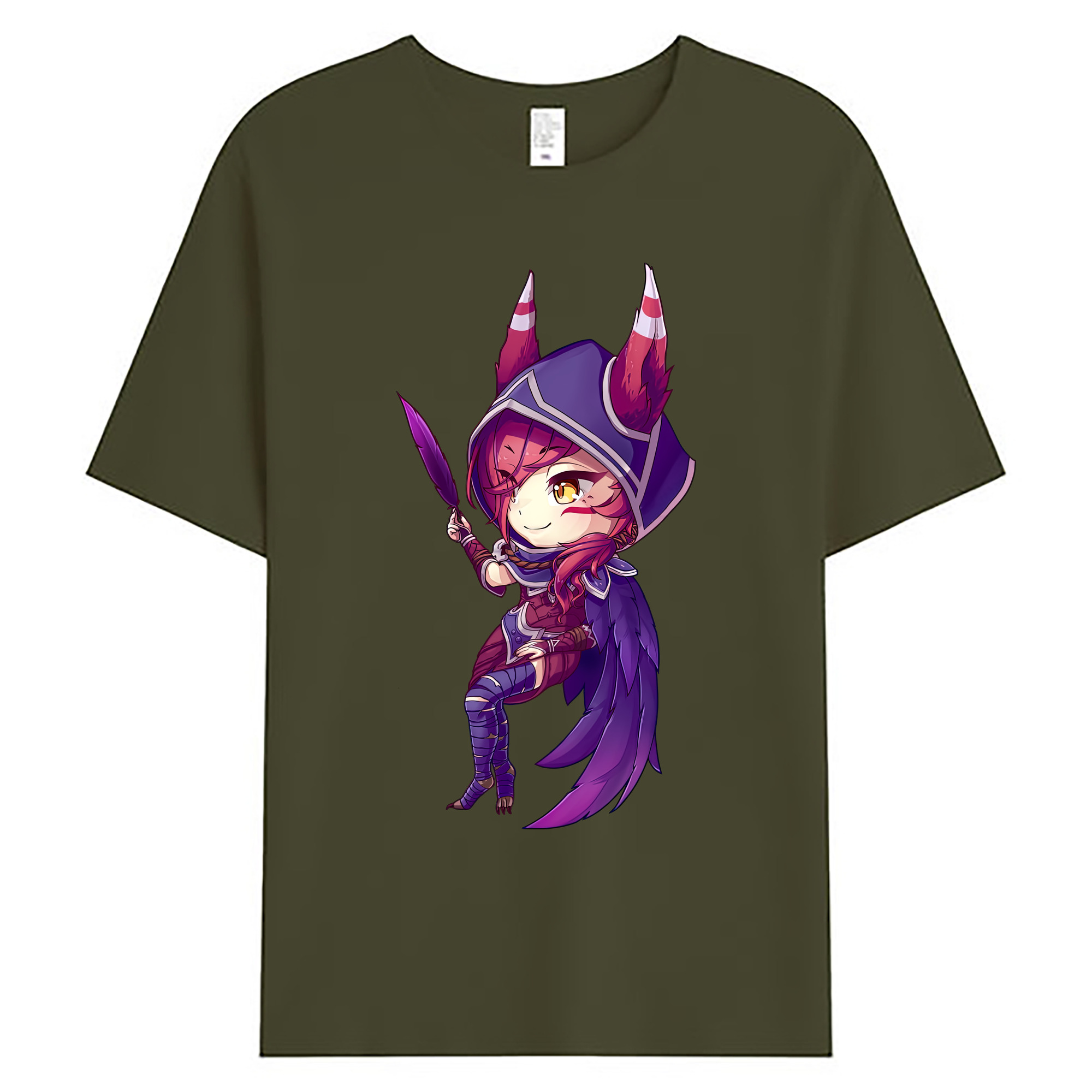 （画像用） リーグ・オブ・レジェンド League of Legends LOL 綿100％ メンズ半袖Tシャツ｜肌触りやわらか＆通気性